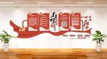不忘初心牢记使命主题教育文化墙
