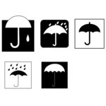 防水防雨防湿标识