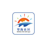 望海社区logo设计广告
