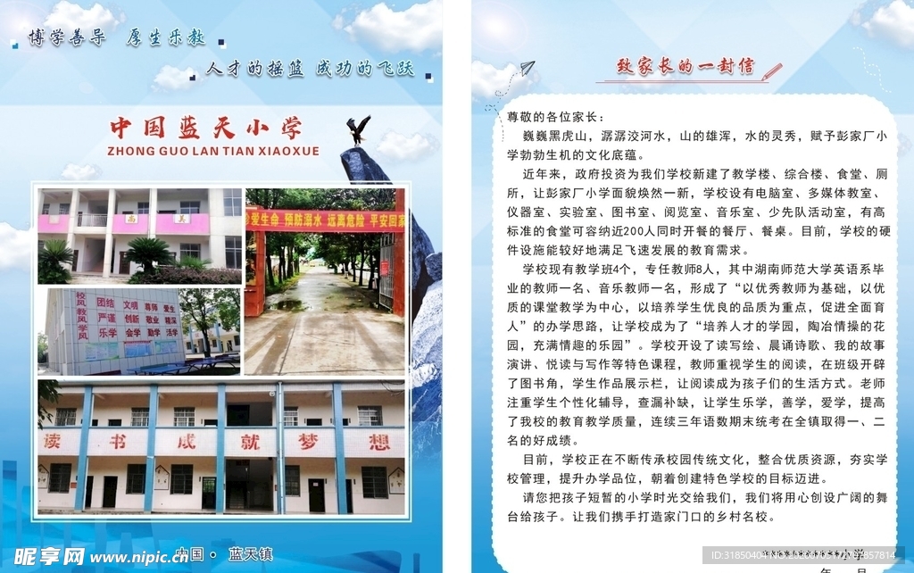 小学宣传单