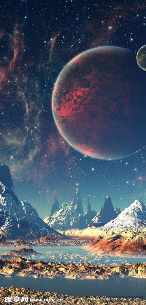 星球星空合成
