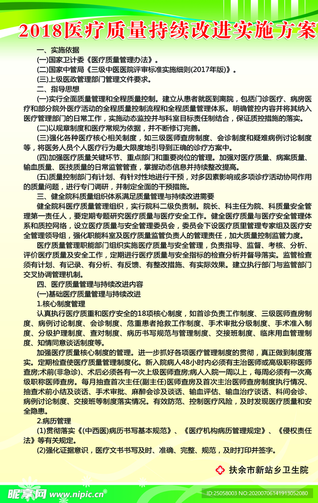 2018医疗质量持续改进