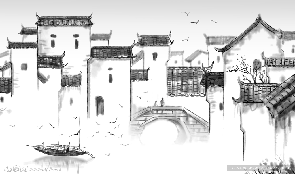 水墨山水