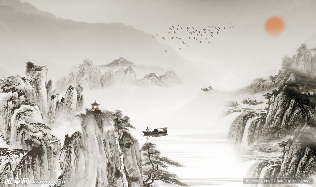 水墨山水