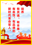 军人四有展板