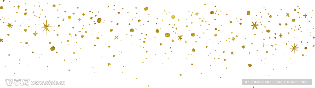 金色流星素材