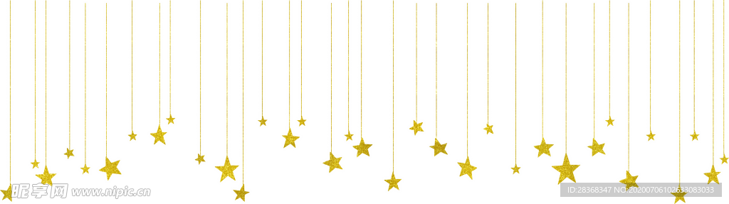 金色流星素材