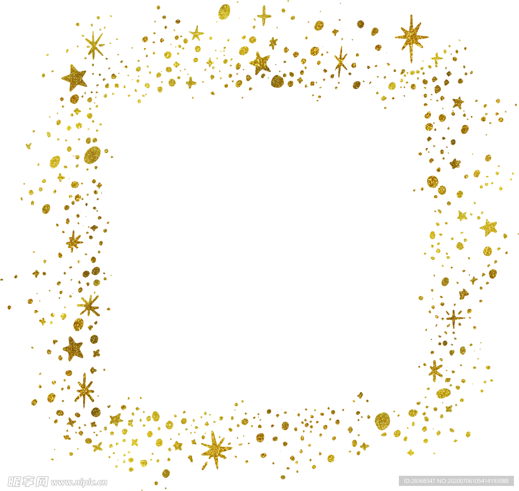 金色星星杂点