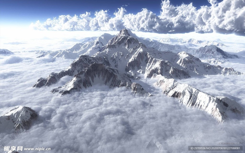 高原雪峰