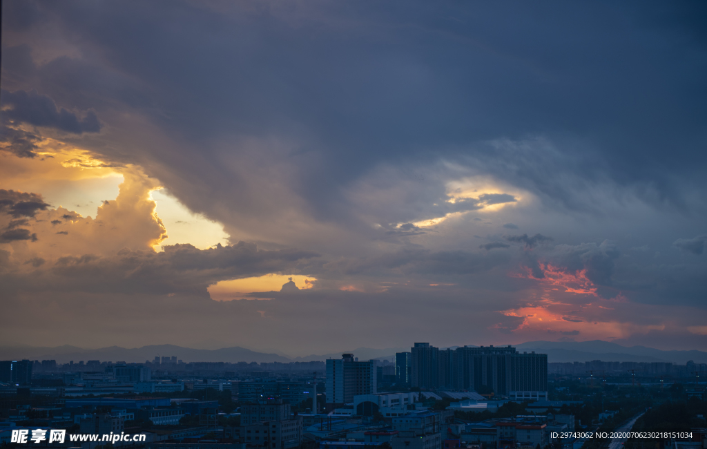 黄昏 晚霞 夕阳