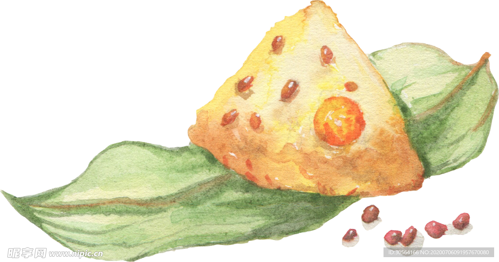 粽子端午美食食材插画卡通素材