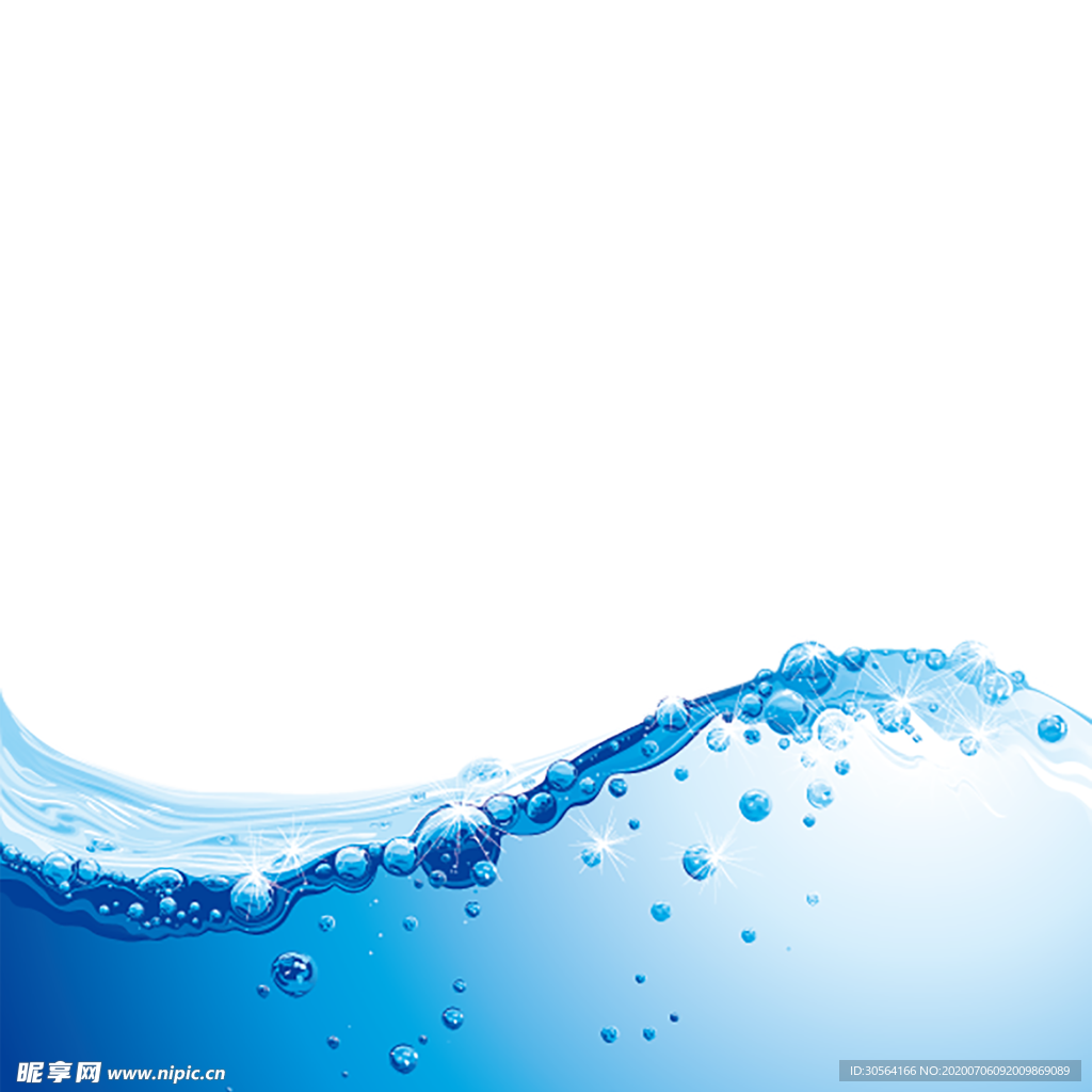 海水蓝色动感夏季海报素材
