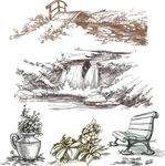 矢量手绘图画