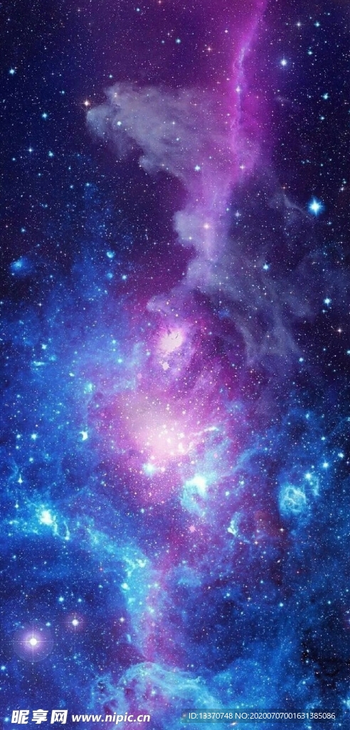 紫蓝星雾
