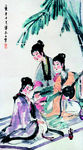 芭蕉美人图