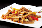杏鲍菇炒牛腩