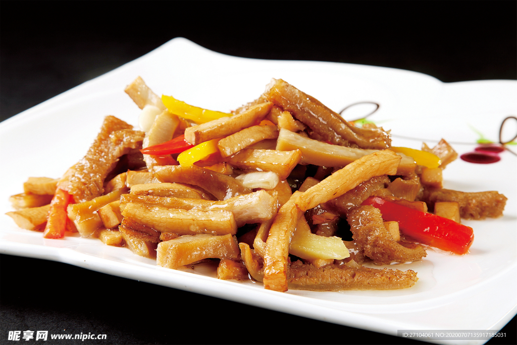 杏鲍菇炒牛腩