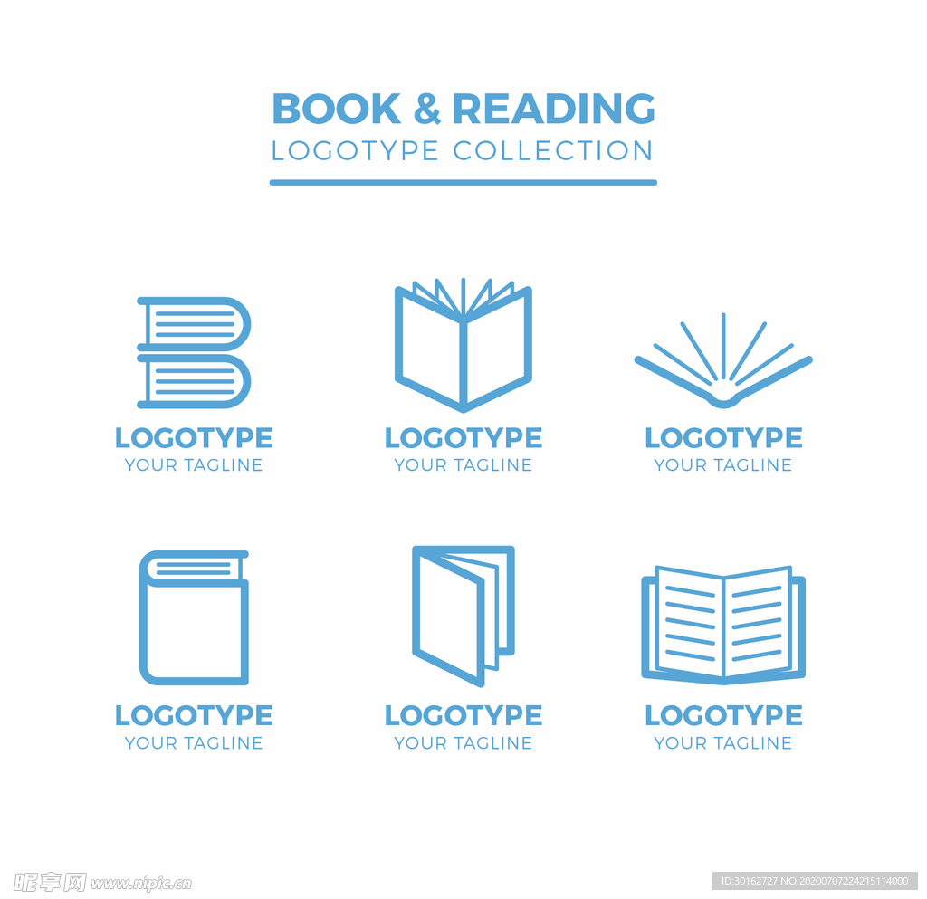 书籍教育培训logo标志