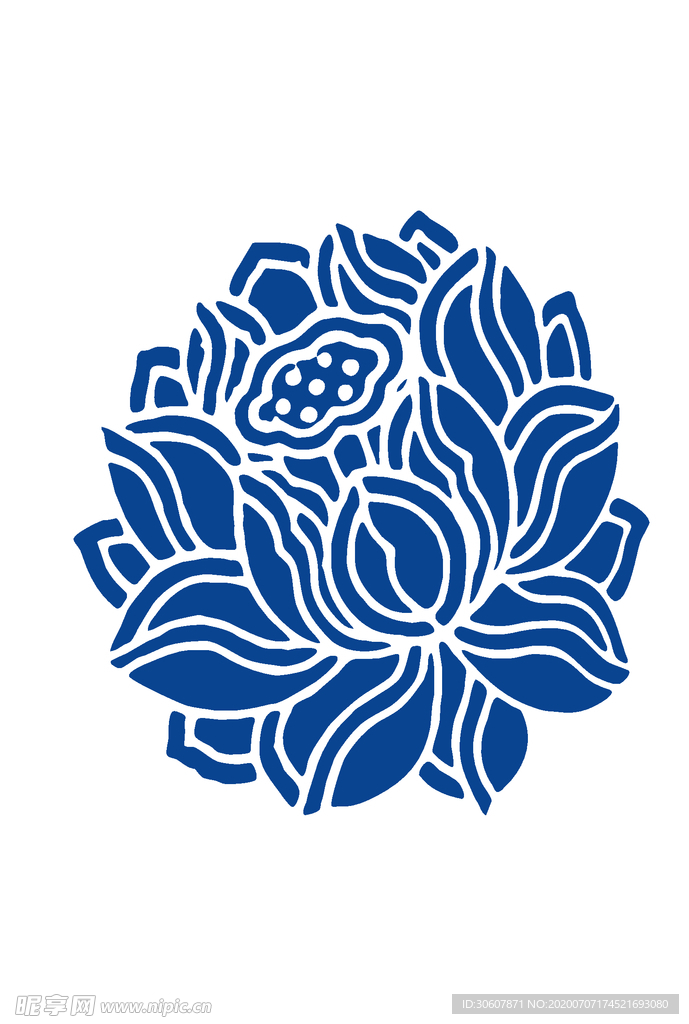 青花纹理