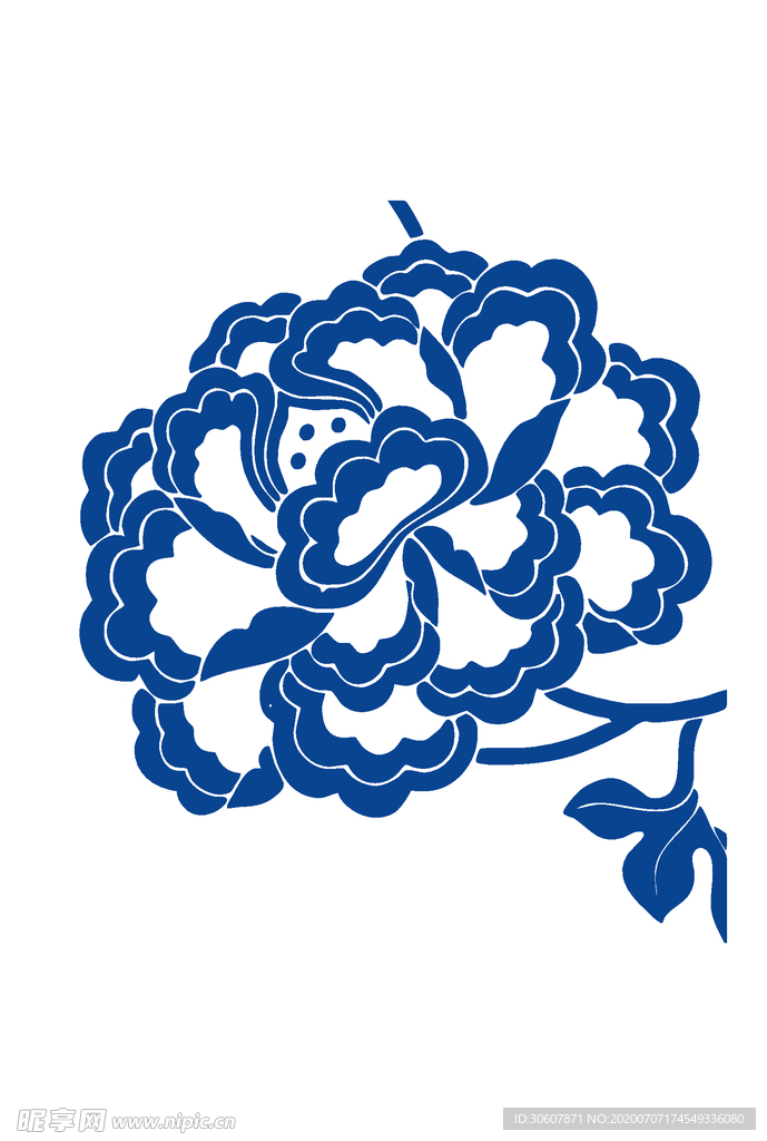 青花纹理