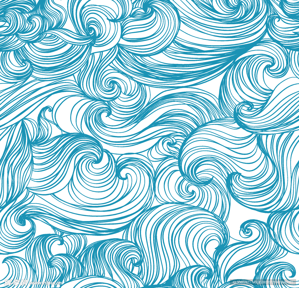 波浪纹理