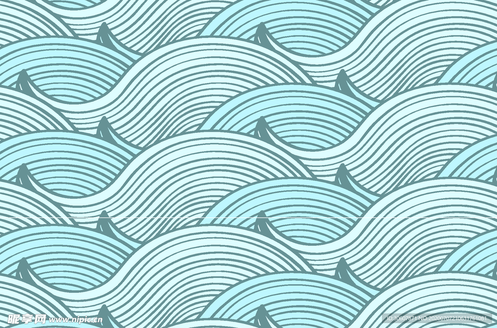 波浪纹理