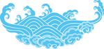 矢量浪花