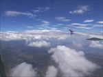 飞机   摄影 蓝天 白云