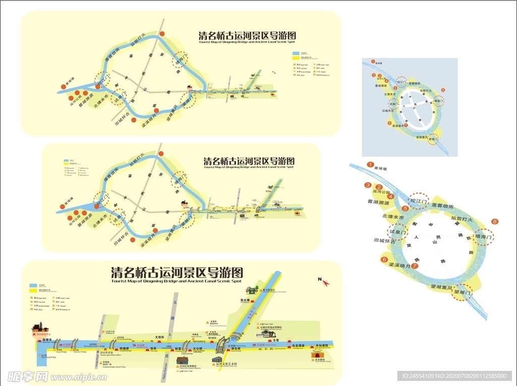 无锡大运河旅游线路图