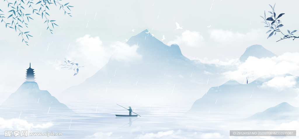 中式背景