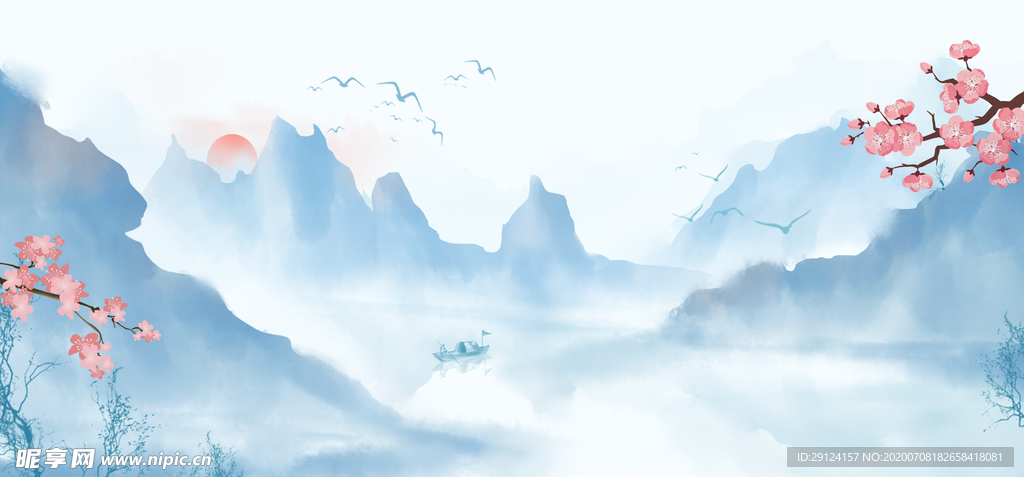 中式背景