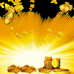 金色  金币  金光  射线