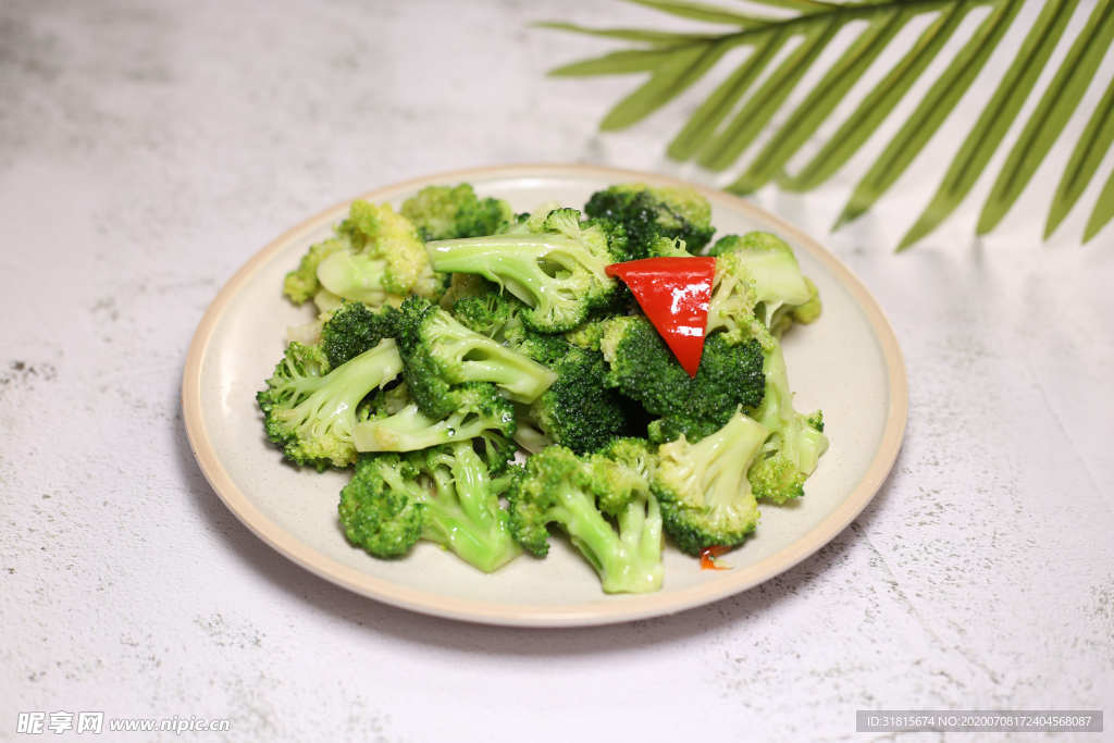 清炒西兰花