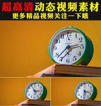 时钟闹钟指针钟表读秒视频素材