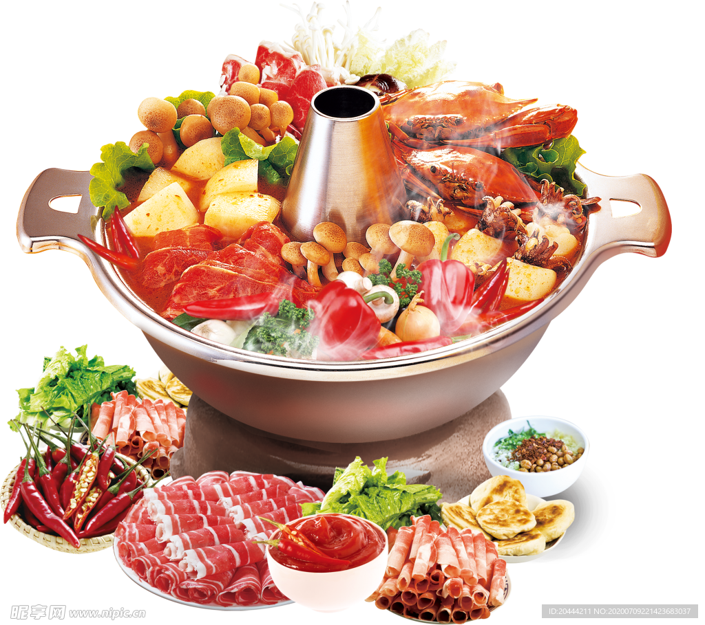 高清火锅食材免抠素材