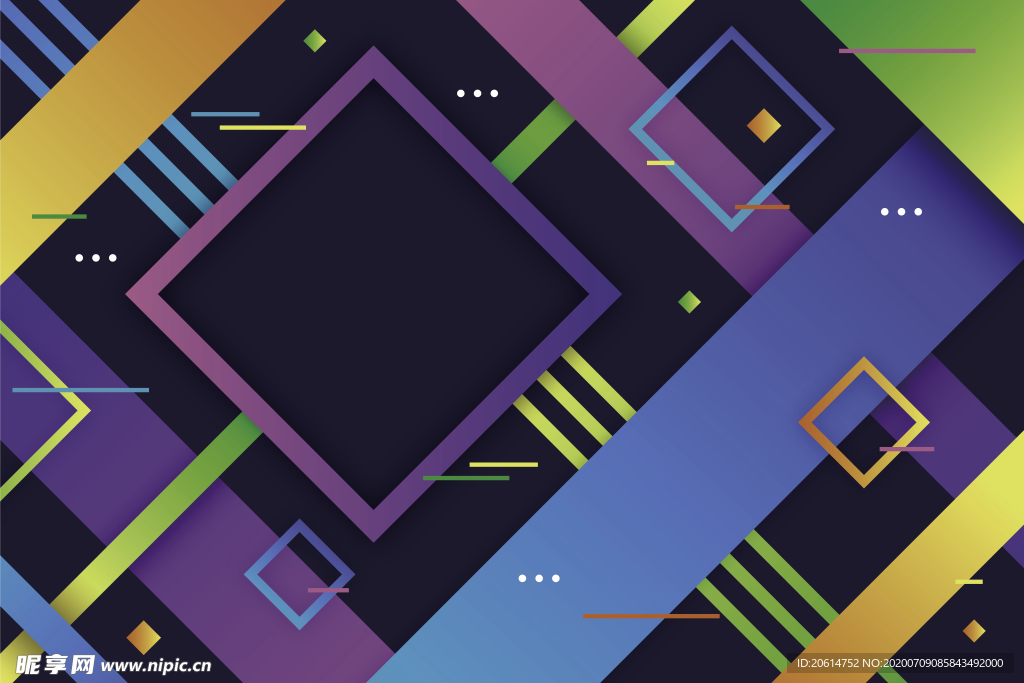 多维空间创意海报