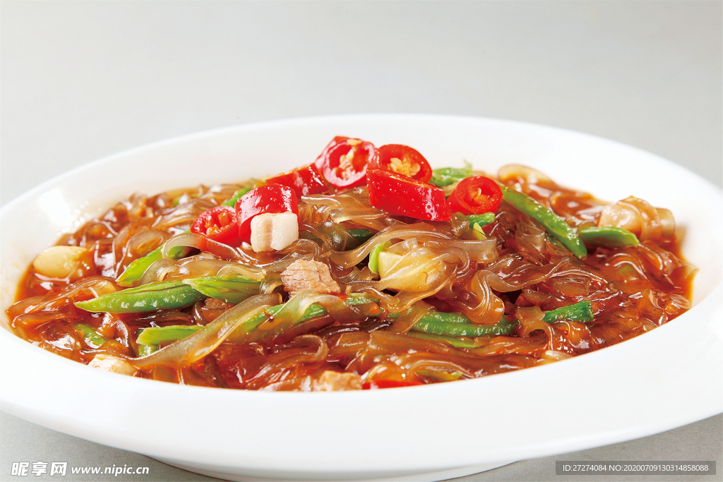 龙豆角焖粉条