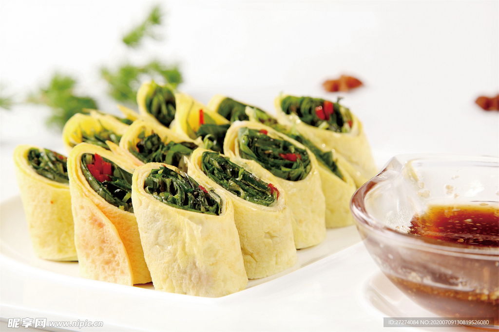 丽花素菜卷