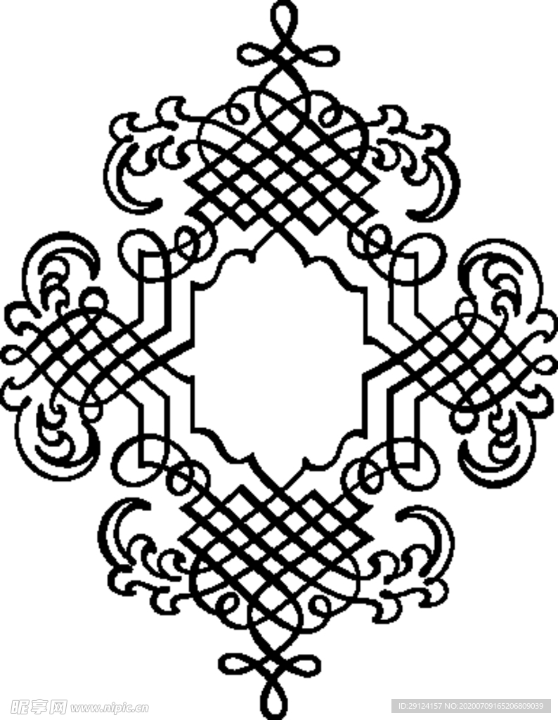 欧式花纹