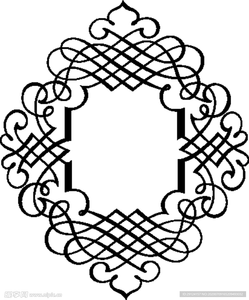欧式花纹
