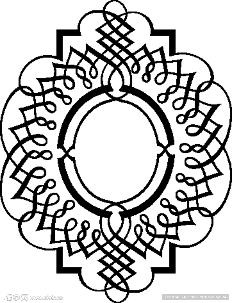 欧式花纹