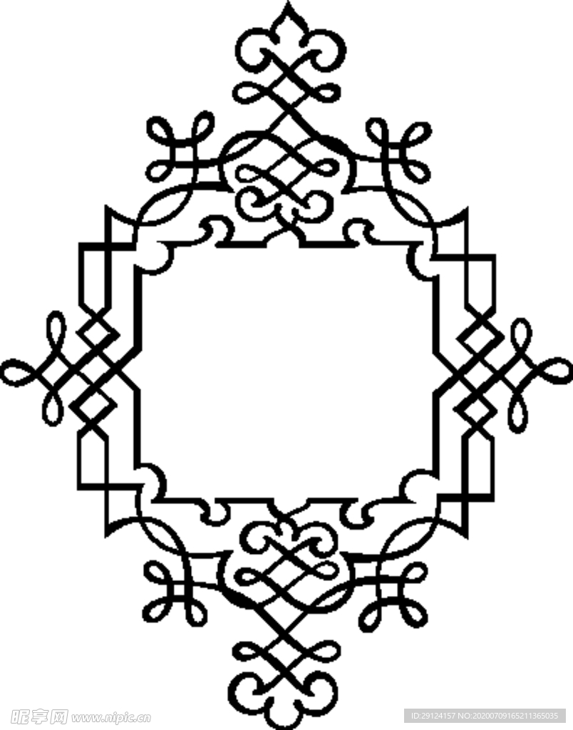 欧式花纹