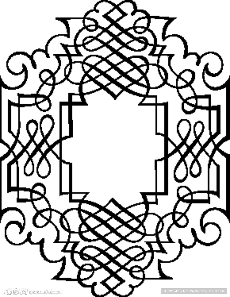 欧式花纹