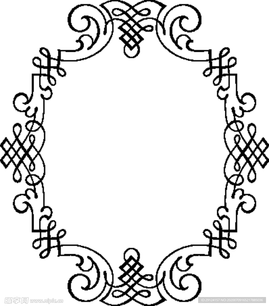 欧式花纹
