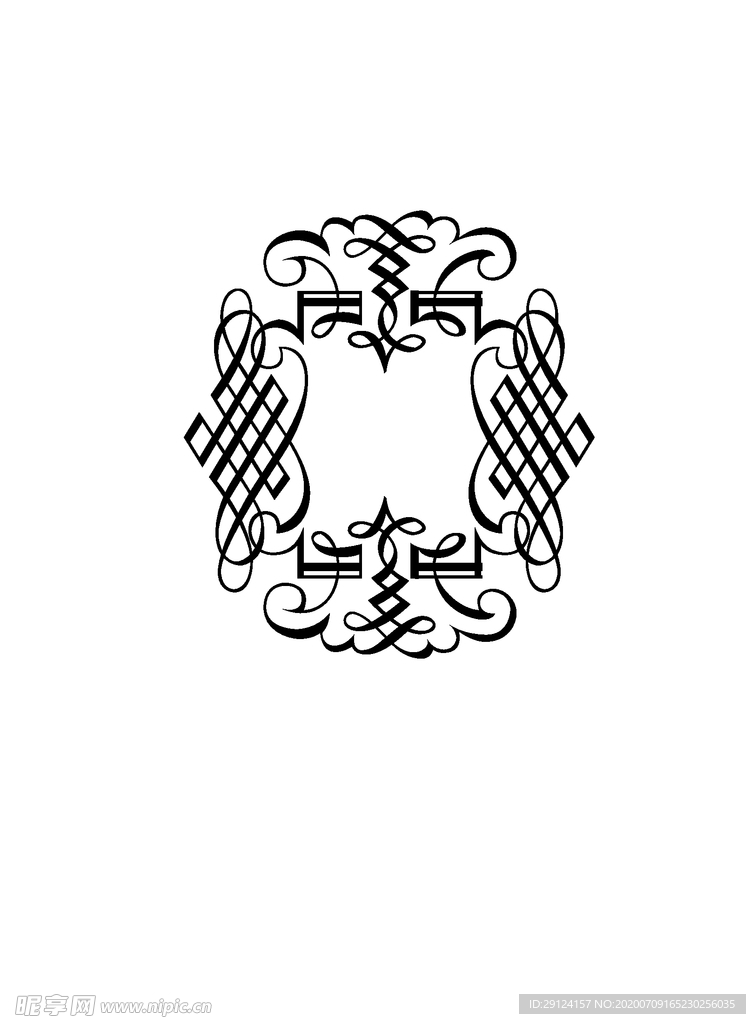 欧式花纹