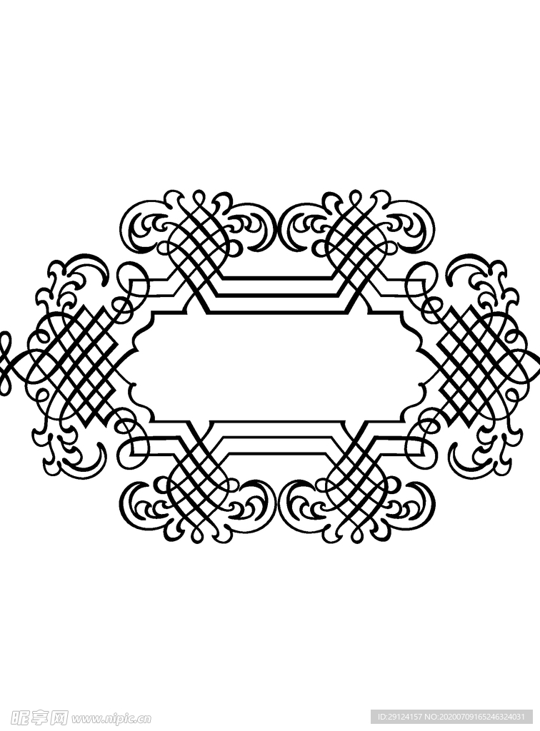 欧式花纹