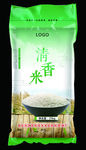 清香米 大米包装 包装模板