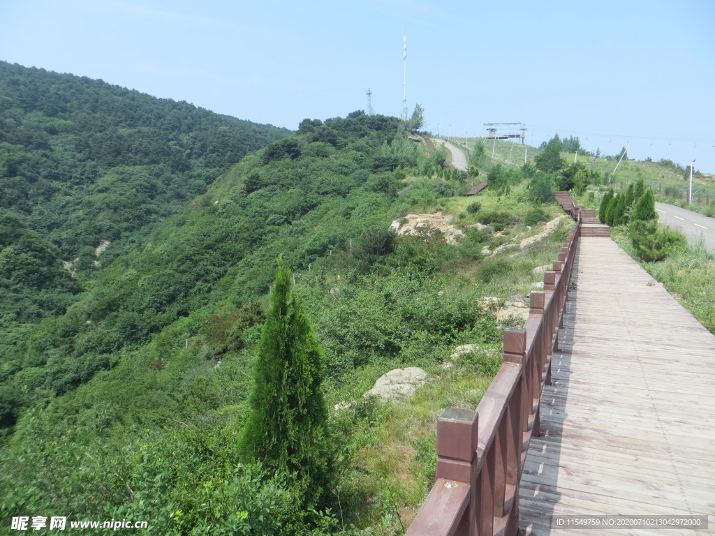 嵩北森林公园一景