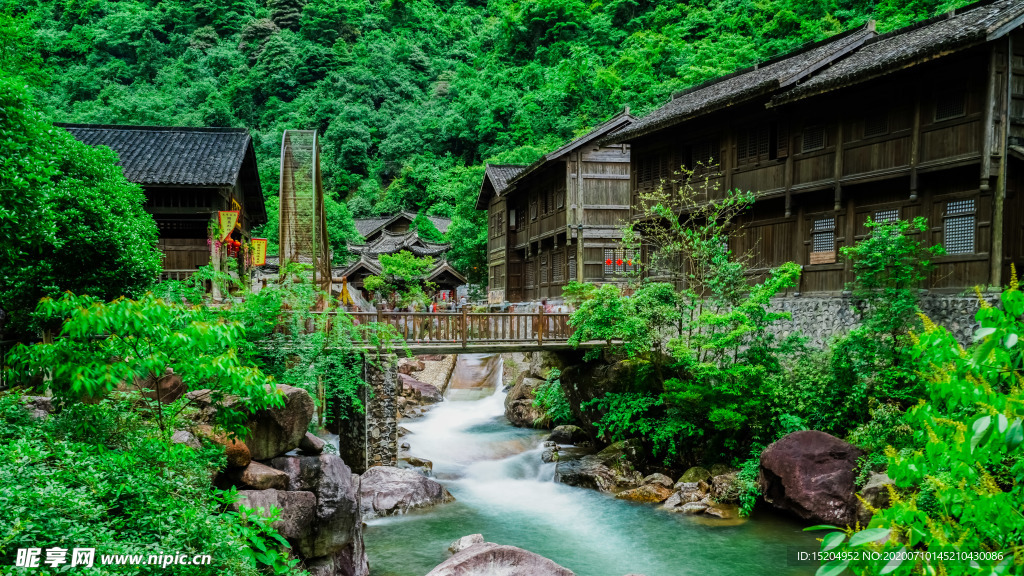 大觉山古镇景区风光