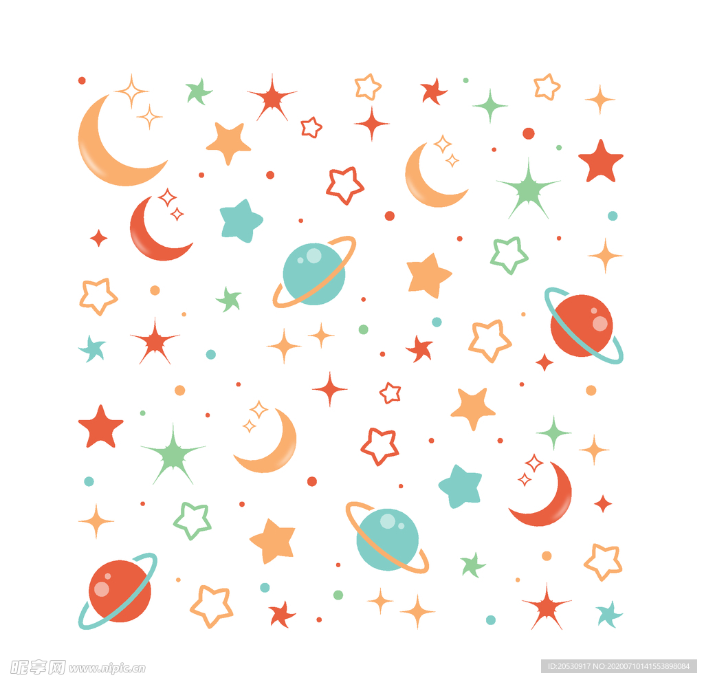 星星底纹